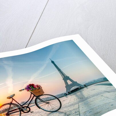 Bicycle and Eiffel tower by Assaf Frank